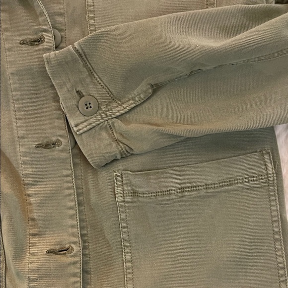 Lola Jeans Women's Utility Jacket in Olive Green - Picture 5 of 7